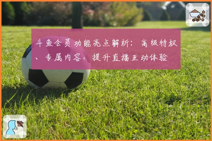 斗鱼会员功能亮点解析：高级特权、专属内容，提升直播互动体验